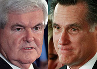 Newt Gingrich vs. Mitt Romney abortista